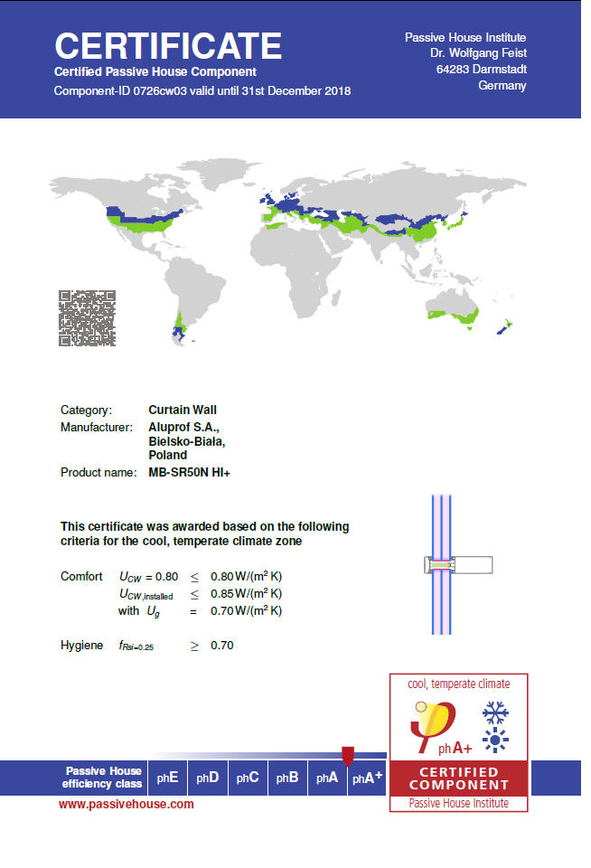 Certyfikat MB-SR50N HI+ — PHI Darmstadt