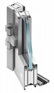 Drzwi przeciwpożarowe MB-78EI EI60 — przykład zastosowania